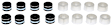 SS46092 OE Replacement Series Valve Stem Seal - Direct Fit, Set of 16