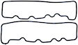 1989 Mercedes Benz 560SEC - Valve Cover Gasket, Molded Rubber, with Engine # MB117.968, 5.6L