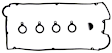 1994 Eagle Talon - Valve Cover Gasket, 2.0L 4Cyl