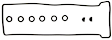 1994 Jaguar Vanden Plas - Valve Cover Gasket, Contains End Plug, Includes Spark Plug Tube Seals, 6 Cyl 4.0L