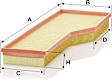 C 54 165 Air Filter