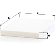CU 31 003 Cabin Air Filter