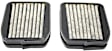 CUK 18 000-2 Cabin Air Filter Set (Charcoal Activated) - Replaces OE Number 211-830-12-00