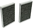 CUK 2722-2 Cabin Air Filter Set - Replaces OE Number 221-830-07-18