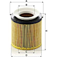 HU 8002 y Oil Filter - Cartridge, Sold Individually