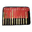 67012 Brass Punch and Scraper Kit, 12 pcs.