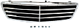 Grille Assembly, Chrome Shell with Painted Black Insert