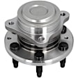 515196 Front, Driver or Passenger Side Wheel Hub, 6 Lugs, With Bearing, Sensor Included, RWD, OE Replacement Series