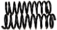 6084 Front Coil Springs, Set of 2