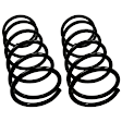 2002 Nissan Pathfinder - Rear, Coil Springs, Set of 2, Problem Solver Series