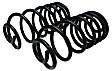 1994 Cadillac Commercial Chassis - Rear, Coil Springs, Set of 2