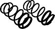 CC670 Front Coil Springs, Set of 2