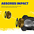 EV801528 Front or Rear, Driver or Passenger Side, Inner Tie Rod End