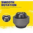 K202044 Front, Driver or Passenger Side, Lower, Rearward Sway Bar Bushing, Sold individually