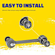 K750951 Rear, Passenger Side Sway Bar Link, Problem Solver Series