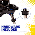 RK643681 Control Arm Shaft Kit - Direct Fit, Kit