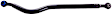 CMS251260 Track Bar - Black, Steel, Direct Fit, Sold Individually