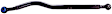CMS251260 Track Bar - Black, Steel, Direct Fit, Sold Individually