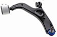 CMS401217 Front, Passenger Side, Lower Control Arm, Steel, Supreme Series