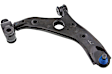 CMS761214 Front, Passenger Side, Lower Control Arm, Supreme Series