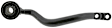CMS861245 Front, Driver Side, Lower, Rearward Control Arm, Supreme Series