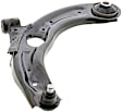 CMS861317 Front, Driver Side, Lower Control Arm, With ball joint(s), Steel, Supreme Series