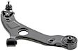 2013 Hyundai Sonata - Front, Passenger Side, Lower Control Arm, With Sport Suspension, With ball joint(s), Supreme Series