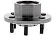 G515032 Front, Driver or Passenger Side Wheel Hub, 6 Lugs, RWD