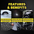 G240108 Ultimate Ceramic Coating - Ultra-Durable Cutting-Edge Ceramic Protection with Excellent Water Beading While also increasing gloss, Slickness, and Concealing Minor Paint Defects - 8oz Spray