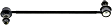 GK80296 Front, Driver or Passenger Side Sway Bar Link, Supreme Series