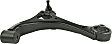 GS60100 Front, Driver Side, Lower Control Arm, Steel