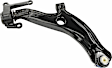 GS60107 Front, Driver Side, Lower Control Arm, Steel