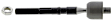 GS90726 Front, Driver or Passenger Side, Inner Tie Rod End