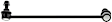GS90829 Front, Passenger Side Sway Bar Link, Supreme Series