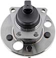 H512001 Rear, Driver or Passenger Side Wheel Hub, 5 Lugs, With Bearing, FWD, Supreme Series