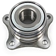 H512009 Rear, Driver or Passenger Side Wheel Hub, 4 Lugs, With Bearing, Supreme Series
