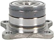 H512009 Rear, Driver or Passenger Side Wheel Hub, 4 Lugs, With Bearing, Supreme Series