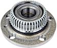 H512012 Rear, Driver or Passenger Side Wheel Hub, 4 Lugs, With Bearing, Supreme Series
