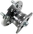 H512018 Rear, Driver or Passenger Side Wheel Hub, 4 Lugs, With Bearing, FWD, Supreme Series