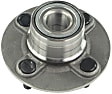 H512025 Rear, Driver or Passenger Side Wheel Hub, 4 Lugs, With Bearing, FWD, Supreme Series