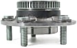 H512029 Rear, Driver or Passenger Side Wheel Hub, 5 Lugs, With Bearing, FWD, Supreme Series