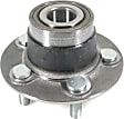 H512154 Rear, Driver or Passenger Side Wheel Hub, 5 Lugs, With Bearing, FWD, Supreme Series