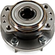 H512157 Rear, Driver or Passenger Side Wheel Hub, 5 Lugs, With Bearing, Supreme Series