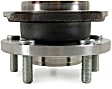 H512157 Rear, Driver or Passenger Side Wheel Hub, 5 Lugs, With Bearing, Supreme Series