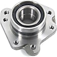 H512166 Rear, Driver Side Wheel Hub, 3 Lugs, With Bearing, 2.0L, 4Cyl, Supreme Series