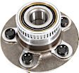 H512167 Rear, Driver or Passenger Side Wheel Hub, 5 Lugs, With Bearing, FWD, Supreme Series