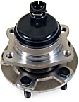 H512169 Rear, Driver or Passenger Side Wheel Hub, 5 Lugs, With Bearing, FWD, Supreme Series
