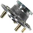 H512179 Rear, Driver or Passenger Side Wheel Hub, 5 Lugs, With Bearing, Supreme Series