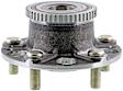H512188 Rear, Driver or Passenger Side Wheel Hub, 5 Lugs, With Bearing, Supreme Series