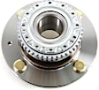 H512195 Rear, Driver or Passenger Side Wheel Hub, 4 Lugs, With Bearing, FWD, 2.0L, 4Cyl, Supreme Series